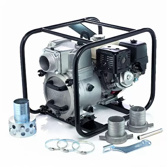 Бензиновая мотопомпа для сильнозагрязненной воды Koshin KTH-100S