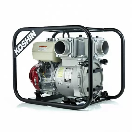 Бензиновая мотопомпа для сильнозагрязненной воды Koshin KTH-100S